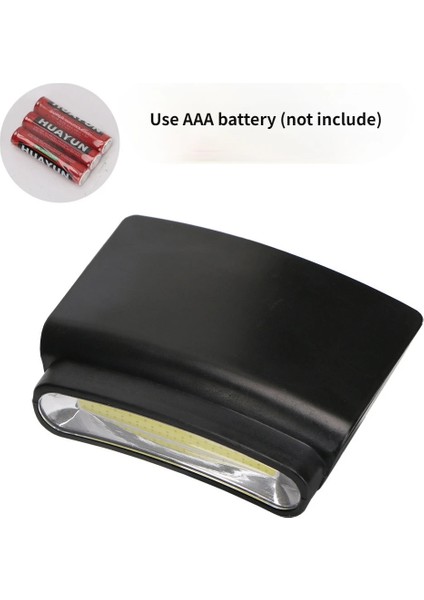 Taşınabilir Far Klipsli Kapak Lambaları LED Cob Far Mini El Feneri Dış Aydınlatma Başkanı Işık Torch Kullanımı 3 * Aaa Pil (Yurt Dışından) fiyatları