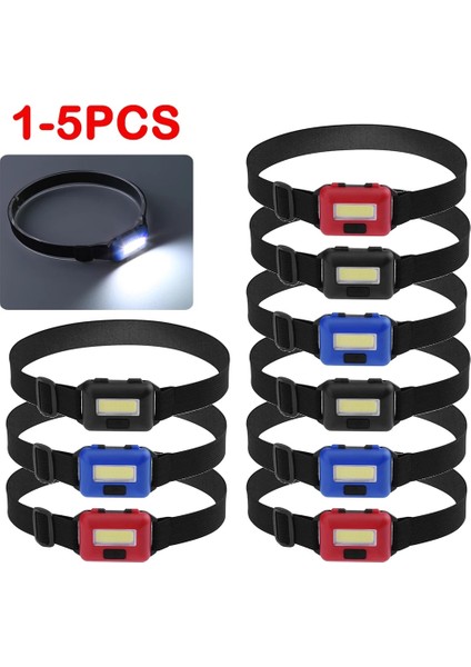 Siyah Stil Siyah Mini Cob LED Far 3 Modu Su Geçirmez Far Başkanı El Feneri Torch Lanterna Açık Kamp Gece Balıkçılık Lambası (Yurt Dışından) fırsatları