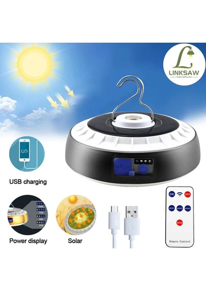 Altın Mah Kamp Işıkları Tip-C Şarj Edilebilir LED Kamp Işıkları Mıknatıslı Güçlü Işık Taşınabilir Çadır Işıkları Çalışma Aydınlatması (Yurt Dışından) fiyatları