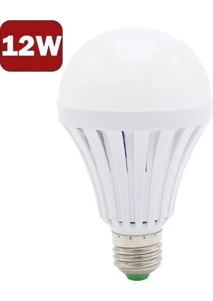 12W LED Acil Durum Işığı LED Ampul E27 LED Lamba 5 W 7 W 9 W Şarj Edilebilir Pil Aydınlatma Lambası Dış Aydınlatma Için Bombillas El Feneri (Yurt Dışından)
