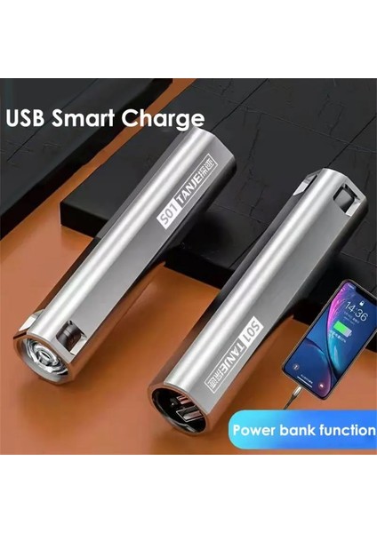 Kırmızı Süper Parlak LED El Feneri Taşınabilir USB Şarj Edilebilir Acil Durum Işığı Su Geçirmez Mini Sürme Kamp Taşınabilir El Feneri (Yurt Dışından) fiyatları