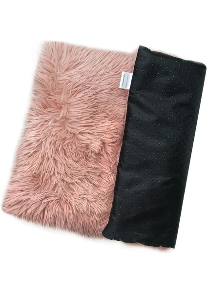 Pembe Tarzı U 70X50CM Sıcak Köpek Yatağı, Yumuşak Uyku Pedi, Büyük Küçük ve Orta Boy Köpeklerle Yıkanabilir Köpek Yatağı (Yurt Dışından)
