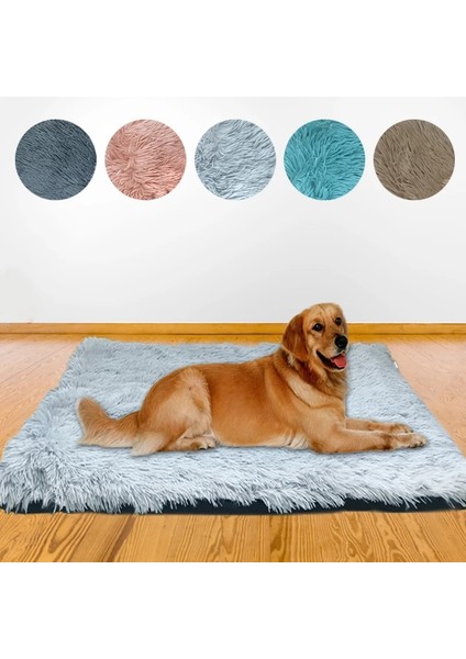 Pembe Tarzı U 70X50CM Sıcak Köpek Yatağı, Yumuşak Uyku Pedi, Büyük Küçük ve Orta Boy Köpeklerle Yıkanabilir Köpek Yatağı (Yurt Dışından) modelleri