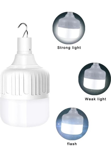 200W 230 W Taşınabilir Çadır Lambası Pil Fener Barbekü Kamp Işık Açık Ampul USB LED Acil Durum Işıkları Veranda Sundurma Bahçe Için (Yurt Dışından)