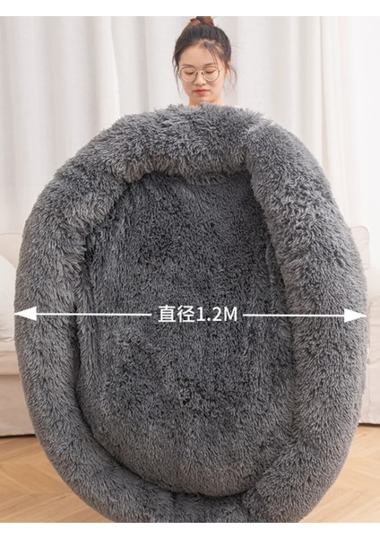 No.18 Tarzı ÇAP50CM Köpek Evi Kedi Evi Peluş Yuvarlak Pet House Yatak Kış Sıcak Mat Ürünleri Pet Yatak Orta Köpekler Için 40 Renk Köpek Yatakları (Yurt Dışından) indirimleri