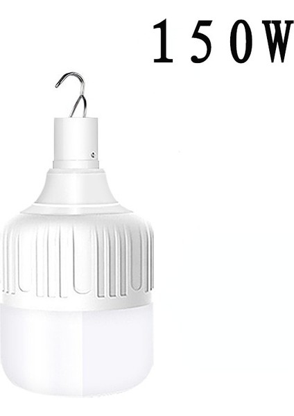150W Acil Durum Aydınlatma Ev Açık Taşınabilir Fenerler 80 W Acil Durum Lambası Ampul USB LED Şarj Edilebilir Lamba Barbekü Kamp Yanıp Sönen Işık (Yurt Dışından)