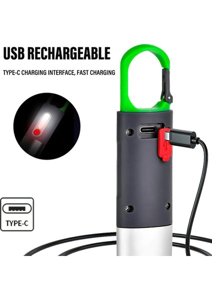 Paket Mini Taşınabilir El Feneri, LED + Cob Anahtar Işığı, Yan Işık Aydınlatması, Dört Işık Modu, Su Geçirmez El Feneri (Yurt Dışından) fırsatları