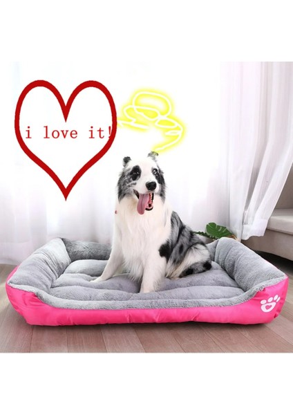 Turuncu Tarzı L Beden 10 Renk Paw Pet Kanepe Xlxxlxxxl Köpek Yatakları Su Geçirmez Alt Yumuşak Polar Sıcak Kedi Yatak Paspasları Ev Petshop (Yurt Dışından) fiyatları