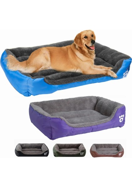 Turuncu Tarzı L Beden 10 Renk Paw Pet Kanepe Xlxxlxxxl Köpek Yatakları Su Geçirmez Alt Yumuşak Polar Sıcak Kedi Yatak Paspasları Ev Petshop (Yurt Dışından) modelleri