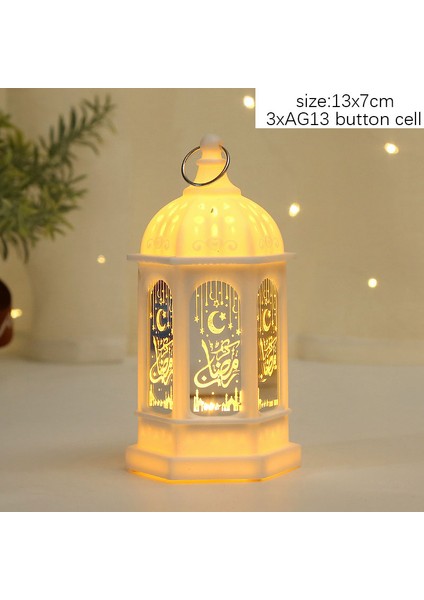 Bir Beyaz Eıd Mubarak 3D Akrilik LED Gece Lambası Islam Müslüman Ramazan Festivali Malzemeleri Ev Dekorasyon Için Gece Lambası Yatak Odası Dekoru (Yurt Dışından)