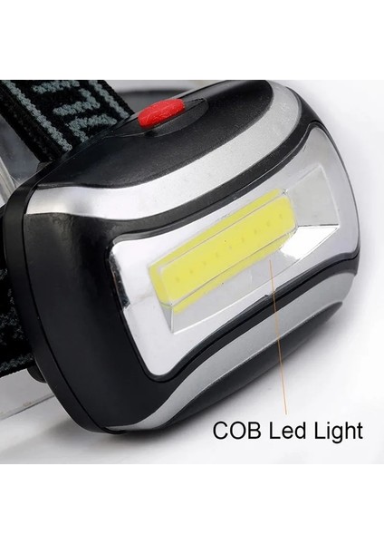 C9 Balıkçı Işığı Mini Cob LED Far Torch 4 Modu Su Geçirmez Far Kafa El Feneri Lanterna Açık Kamp Gece Için (Yurt Dışından)