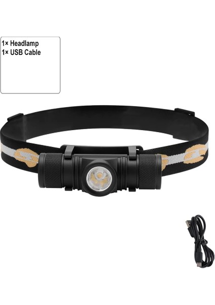 Sarı Stil D10 Boruit LED Mini Far Güçlü 1000LM Far Şarj Edilebilir Kafa Su Geçirmez El Feneri Kamp Avcılık Aydınlatma (Yurt Dışından)