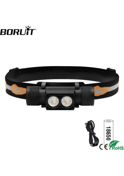 Sarı Stil D10 Boruit LED Mini Far Güçlü 1000LM Far Şarj Edilebilir Kafa Su Geçirmez El Feneri Kamp Avcılık Aydınlatma (Yurt Dışından) fiyatları