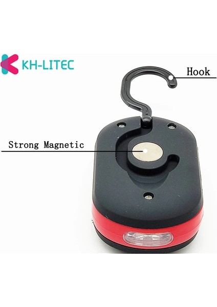 Kırmızı Taşınabilir M + 3led 2 Modu El Feneri Cep Torch Fener Çalışma Muayene Işığı Mıknatıs Kanca ile Acil Durum Araba Tamiri Için (Yurt Dışından) indirimleri