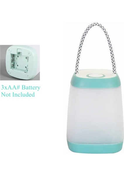 Yeşil ZK40 Mingray Yüksek Li Kamp Fener 48LED 500 Lümen IP65 Aa Pil Ultra Parlak Taşınabilir Çadır Işığı Lambası Saplı Kanca (Yurt Dışından)