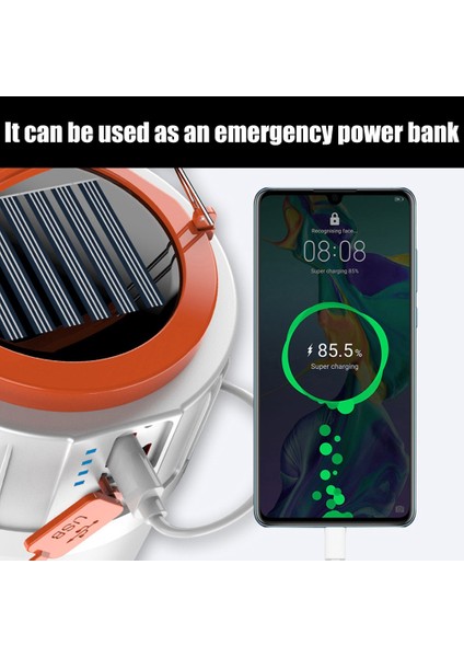 42LED V66 Güneş Enerjili USB Şarj Edilebilir 42 LED Kamp Fenerleri 6 Vites Su Geçirmez Taşınabilir Açık Yürüyüş Projektör Işıkları (Yurt Dışından) fırsatları