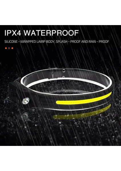 3cob LED Far Hareket Sensörü Kafa Lambası, Koşu, Kamp, Yürüyüş Için Ayarlanabilir Kafa Bandı Açık Su Geçirmez El Feneri (Yurt Dışından) fırsatları