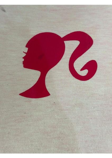 9x8 cm Pembe Saçlı Kız Ütüile Yapışaan Transfer Baskı Kot Kumaş Arma fiyatları