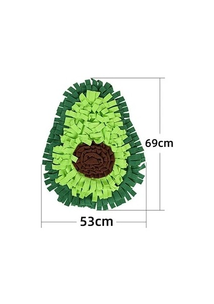 Niuyouguo Tarzı Köpek Mat Koklama Pedi Battaniye Köpek Eğitimi Bulmaca Oyuncakköpek Oyuncakları Pet Yavaş Besleyici Snuffle Mat Iq Toplayıcılık Becerileri Eğitim Besleme (Yurt Dışından)