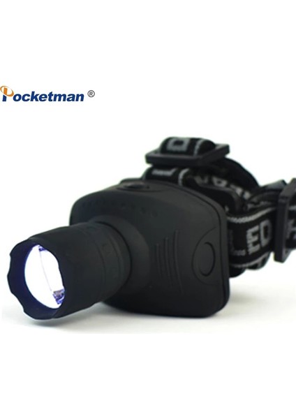 2000 Lümen Mini LED Far 3 Modu Zumlanabilir Su Geçirmez Far Başkanı El Feneri Torch Lanterna Açık Kamp Gece Balıkçılık (Yurt Dışından)