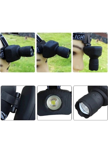 2000 Lümen Mini LED Far 3 Modu Zumlanabilir Su Geçirmez Far Başkanı El Feneri Torch Lanterna Açık Kamp Gece Balıkçılık (Yurt Dışından) fiyatları