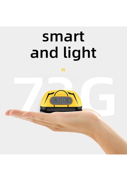 HL05-S Superfıre HL05-S Güçlü LED Far Sarıbeyaz Işık Kamp Fener Hareket Sensörü Şarj Edilebilir Kademesiz Karartma Kafa Lambası (Yurt Dışından)