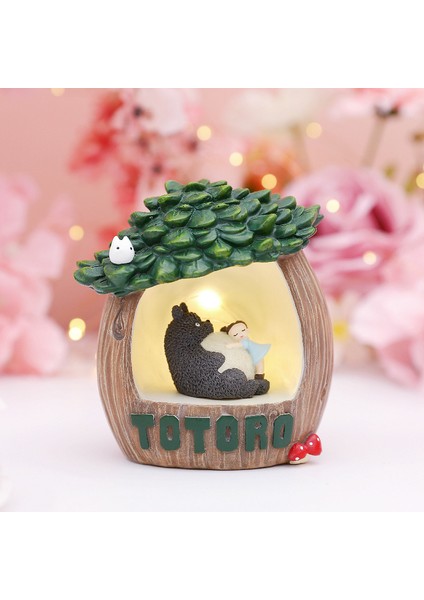 No.6 Boyutu Totoro Anime Gece Lambası Yatak Odası Dekoru Masa Lambası Çocuk Odası Gece Lambası LED Lampara Noel Hediyesi Çocuklar Için Açık Kamp (Yurt Dışından)