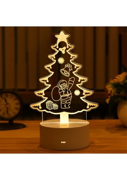 Ağaç Çocuklar Gece Lambası 3D LED Gece Lambası Yaratıcı Masa Başucu Lambası Romantik Kalp Ayı Işık Çocuklar Gril Ev Dekor Noel Hediyesi (Yurt Dışından)