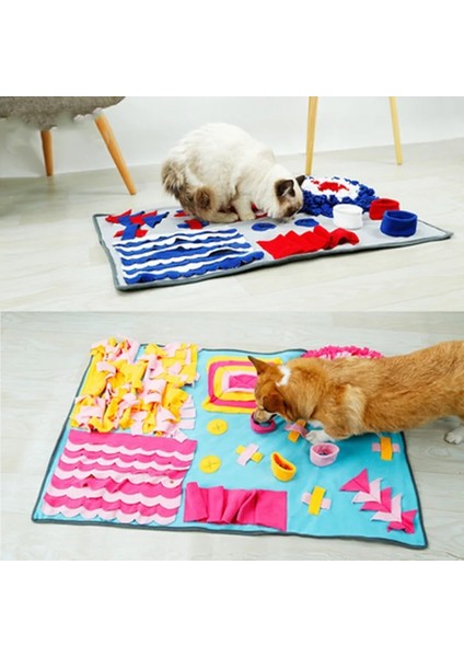 Niuyouguo Tarzı Köpek Mat Koklama Pedi Battaniye Köpek Eğitimi Bulmaca Oyuncakköpek Oyuncakları Pet Yavaş Besleyici Snuffle Mat Iq Toplayıcılık Becerileri Eğitim Besleme (Yurt Dışından) indirimleri