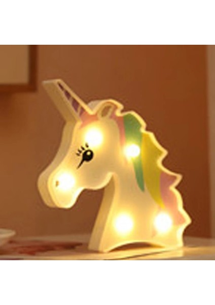 Atış 3D Gece Lambası Güzel Unicorn Parti Dekor Flamingo LED Lamba Düğün Doğum Günü Hawaii Parti Kız Yatak Odası Dekorasyon Odası Işık (Yurt Dışından) fiyatları
