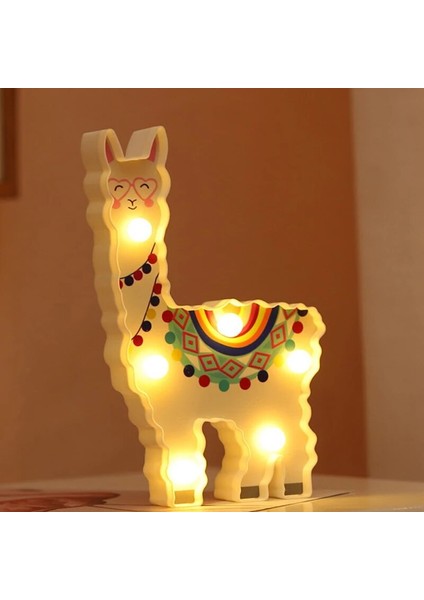 Atış 3D Gece Lambası Güzel Unicorn Parti Dekor Flamingo LED Lamba Düğün Doğum Günü Hawaii Parti Kız Yatak Odası Dekorasyon Odası Işık (Yurt Dışından) modelleri