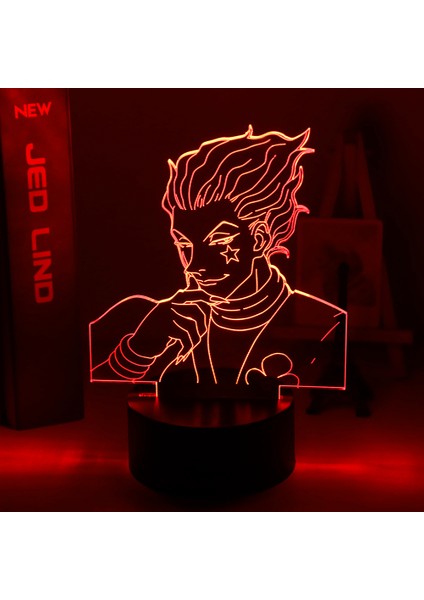 G Tarzı D Özelleştirmek USB LED Gece Lambası Dokunmatik Yatak Odası Gece Lambası Çocuklar Için Anime Hunter x Hunter Dekor Işık 3D Lamba Hisoka Lambası (Yurt Dışından)