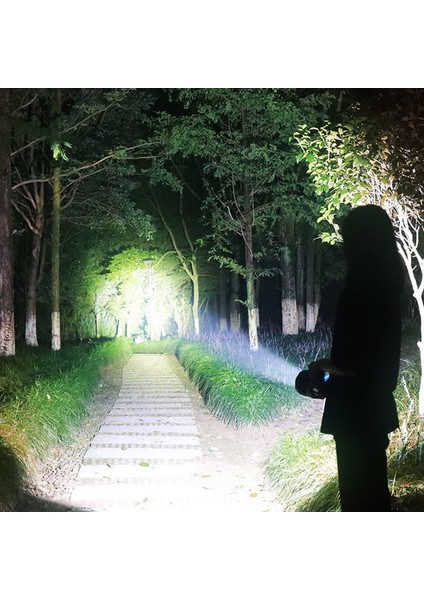 Mavi Kamp Lambası USB Şarj Edilebilir Fener Kamp Işık El Feneri Aydınlatma Fener Lamba Torch Açık Kamp Işık Su Geçirmez (Yurt Dışından) fırsatları