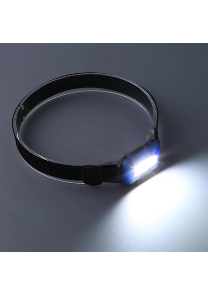 4 Adet Tarzı Mavi Mini Cob LED Far 3 Modu Su Geçirmez Far Başkanı El Feneri Torch Lanterna Açık Kamp Gece Balıkçılık Lambası (Yurt Dışından) fiyatları