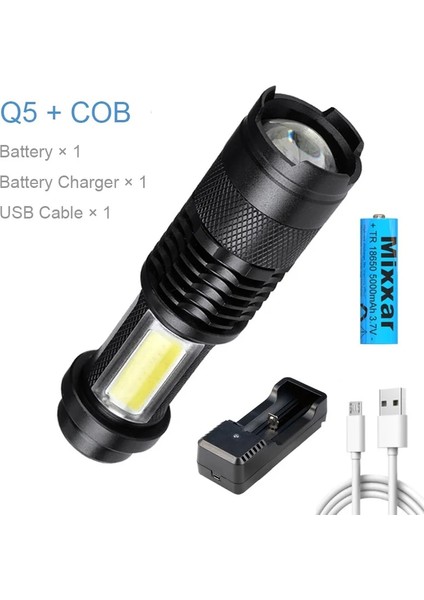 S5-D Zklm Taşınabilirşarj Edilebilirtaktiksel Güçlüelde Taşınabilirled El Fenerifenermeşale Kampısualtıbisikletarama Işığı (Yurt Dışından)