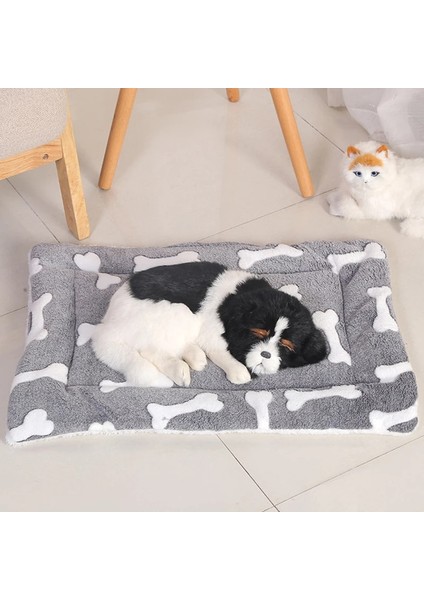 Beyaz Ayı Stili Xl 60X80CM Pet Köpek Yatak Mat Yumuşak Pazen Pamuk Uyku Kediler Için Ped Kış Sıcak Tutmak Aksesuarları Rahat Yastık Küçük Orta Büyük Köpekler (Yurt Dışından) fiyatları