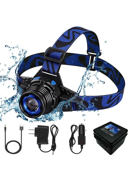 A ZK30 Yeni Su Geçirmez Far Kafa Işıkları Balıkçılık Işıkları Alın Kafa Farlar Torch Avcılık Kafa Balıkçılık Madencilik Işıkları Lamba (Yurt Dışından) modelleri
