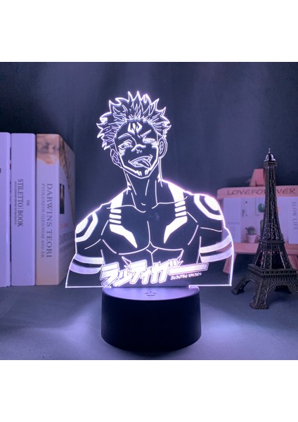 DM1070 Tarzı DM1090 Anime Lamba Satoru Gojo Jujutsu Kaisen LED Gece Lambası Yuji Itadori Odası Deco Için Doğum Günü Hediyesi Jujutsu Kaisen Lamba Yuji Itadori (Yurt Dışından)