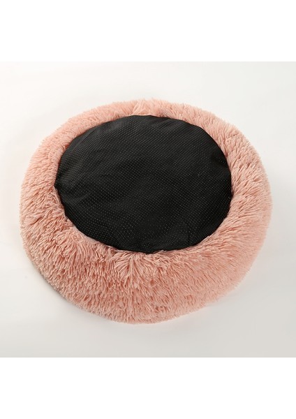 Mor Tarzı L Çapı 60CM Prettybetter 18COLORS Köpek Uzun Peluş Dounts Yataklar Sakinleştirici Yatak Hondenmand Köpek Yastık Pet Mat Kış Sıcak Kanepe Köpek Kulübesi Yatakları (Yurt Dışından) indirimleri