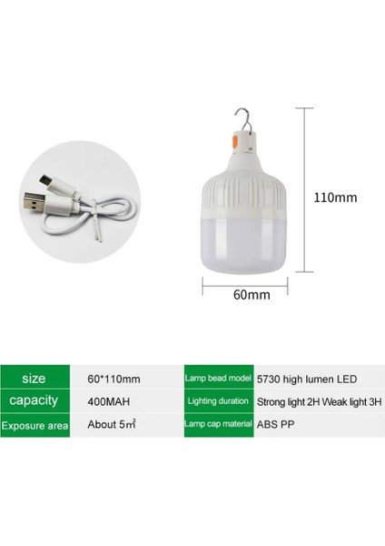 100W W Taşınabilir LED Kamp Işıkları Şarj Edilebilir Acil Aydınlatma Yüksek Güçlü Açık Kamp Fener Gece Lambası (Yurt Dışından) fırsatları