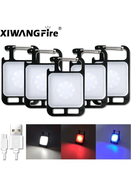 3W Çok Fonksiyonlu Mini Parlama Cob Anahtarlık Işık USB Şarj Acil Durum Lambaları Güçlü Manyetik Onarım Çalışması Açık Kamp Işık (Yurt Dışından) fiyatları