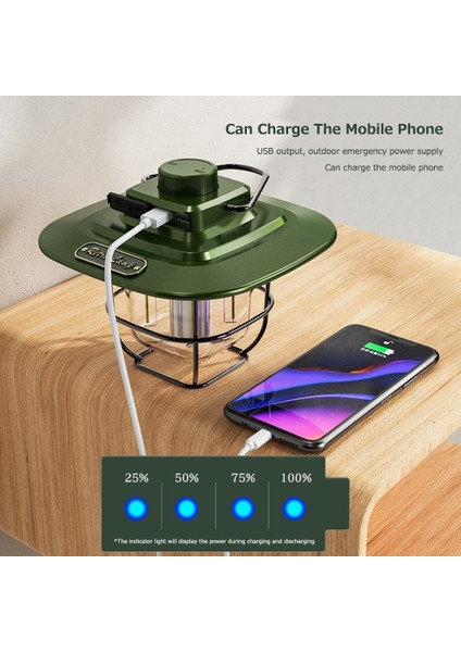 Şampanya LED Kamp Işık Kademesiz Karartma Taşınabilir Asılı Çadır Lambası Su Geçirmez Ipx4 Açık Havada Şarj Edilebilir Yürüyüş Kampı Için Ev Için (Yurt Dışından) fiyatları