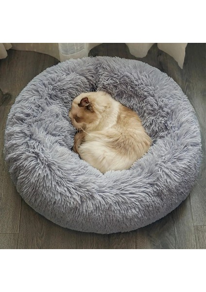 Açık Yeşil Stil 30CM Uzun Peluş Kabarık Pet Köpek Yatağı Claming Köpek Yatakları Donut Yuvarlak Kedi Köpek Tezgahı Yumuşak Sıcak Chihuahua Kulübesi Büyük Mat Pet Malzemeleri (Yurt Dışından) fırsatları