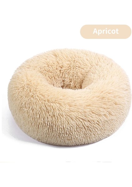 Kayısı Tarzı XS-40CM Pet Yatak Köpek Kedi Yuvarlak Sıcak Uyku Mat Uzun Peluş Köpek Yastık Taşınabilir Kedi Malzemeleri Kediler Yuva Kanepe Köpek Aksesuarları (Yurt Dışından)