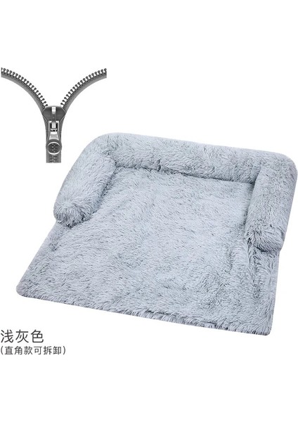 Y Açık Gri Stili 90X90X20CM Köpek Mat Kanepe Vıp (Yurt Dışından)