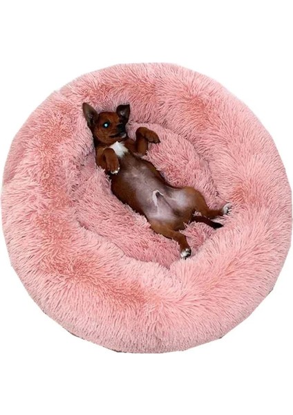 No.2 Tarzı 40CM cm Büyük Yuvarlak Mercan Polar Yumuşak Uzun Peluş Pet Paspaslar Köpek Yatağı Ev Hayvanları Kedi Mat Kanepe Chihuahua Labrador Pet Malzemeleri (Yurt Dışından) indirimleri