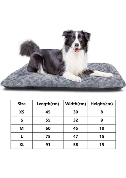 Style2-Koyu Gri Stil Xs Beden Furrybaby Köpek Yatağı Mat Yumuşak Sandık Mat Kaymaz Alt Makinede Yıkanabilir Pet Yatak Büyük Köpekler Için Köpek Uyku Için Araba (Yurt Dışından)