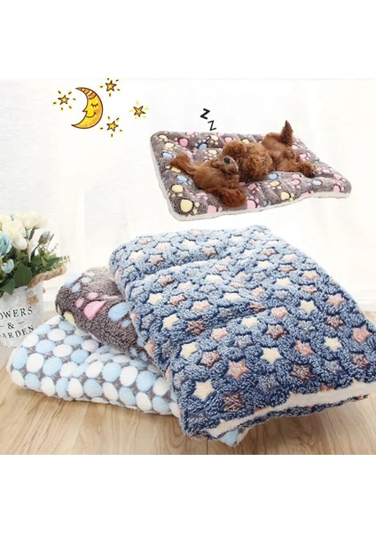 Ayı Tarzı Pembe Xxl 89X68CM Köpek Yatak Mat Pet Battaniye Mat Battaniye Kediler Içinkalınlaştırılmış Pet Polar Ped Yatak Mat Yavru Köpek Kanepe Yastık Uyku Örtüsü (Yurt Dışından)