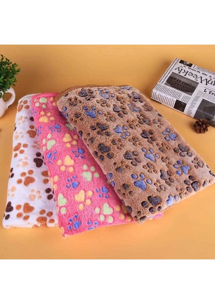 Pembe Tarzı 76X52CM Köpek Pençe Havlu Halı Pet Mat Köpek Yatağı Kış Sıcak Kedi Mercan Kadife Havlu Battaniye Uyku Örtüsü Havlu Yastık Evcil Hayvan Malzemeleri (Yurt Dışından) fiyatları