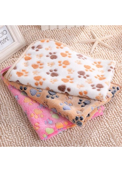 Pembe Tarzı 76X52CM Köpek Pençe Havlu Halı Pet Mat Köpek Yatağı Kış Sıcak Kedi Mercan Kadife Havlu Battaniye Uyku Örtüsü Havlu Yastık Evcil Hayvan Malzemeleri (Yurt Dışından) modelleri